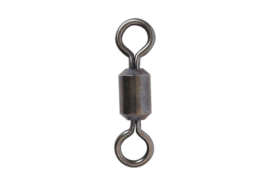 Owner Micro Hyper Swivels - 10 Pack, Size 12, 45lb Strength, Barrel Type Fishing Swivels