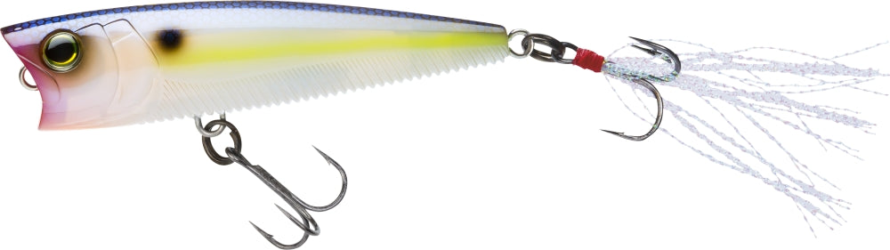 Leurre De Pêche Yo-Zuri 3DB Popper Frog 75mm - Flottant Surface Topwater Pour Bass | Hameçons Triples | Appât Réaliste - 7