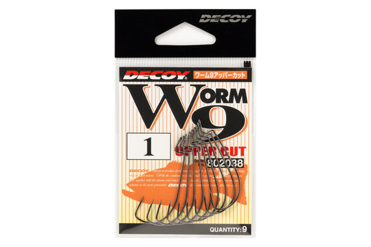 Decoy WORM9 Uppercut Offset Hook EWG