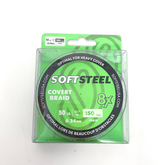 Soft Steel 8X Covert Braid Fishing Line Camo 150yd