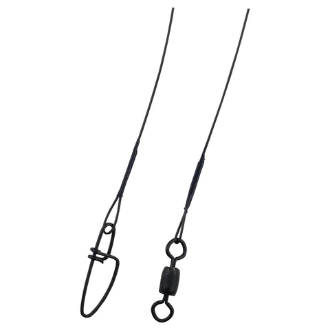 Berkley Wire Wound Steelon Leader Pack of 3 20/30LB w/Cross-Lok Snaps
