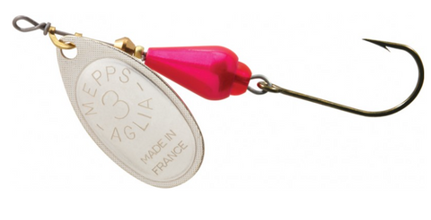 Mepps Aglia Brite In-Line Spinner Siwash Single Hook
