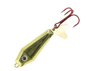 coffin spoon fishing lure Buck-Shot 1/8 oz. Super-Glo Exo White Shot Coffin Spoon will attract fish and make your presentation irresistible Fishing Spoon Lure NORTHLAND TACKLE
