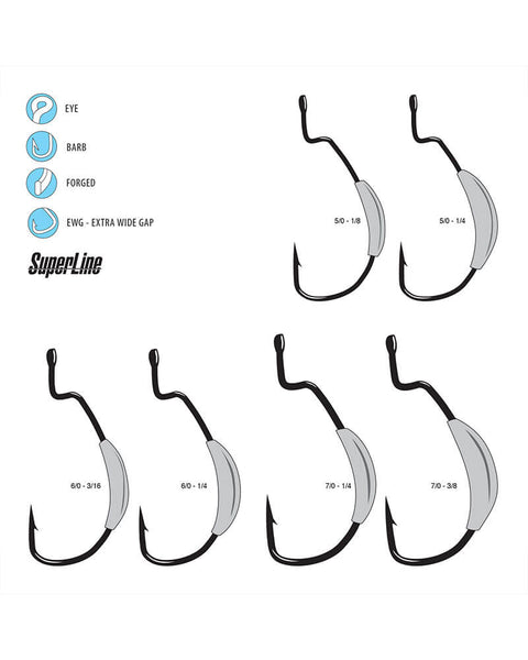 Gamakatsu EWG Weighted (3 Pack)