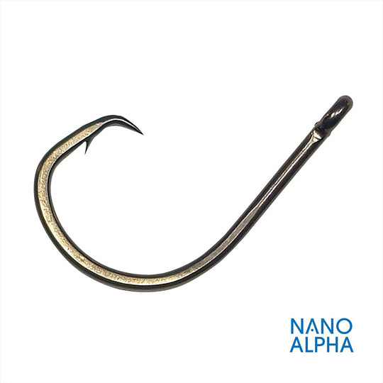 Gamakatsu Octopus Circle Straight Eye Offset Point 4x Strong Nano Alpha Hooks
