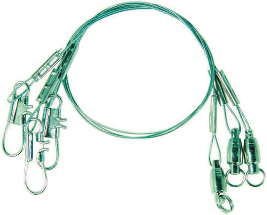 Eagle Claw Steel Leader with Ball Bearing Swivel