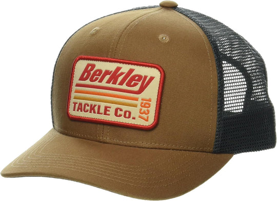 Striper Trucker Hat-Light Brown