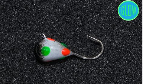 Tungsten 4 Anglers Tear Drop Ice Jigs