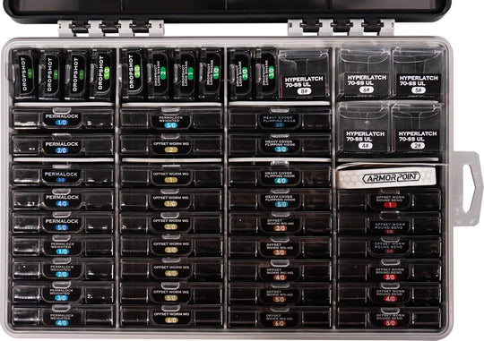 BKK OCD Tackle Storage System - Fully Loaded (Includes All Armor-Point Hooks and Accessory Boxes)