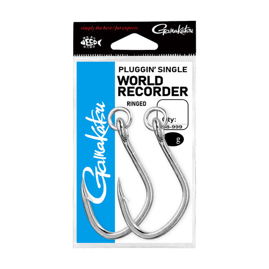 Gamakatsu Plugging Single World Recorder Ringed Hook