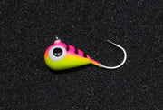 Tungsten 4 Anglers Tear Drop Ice Jigs