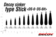 Decoy DS-6 Sinker Type Stick Weight