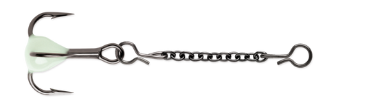 VMC Treble Dropper Chain #14 Ultra Glow