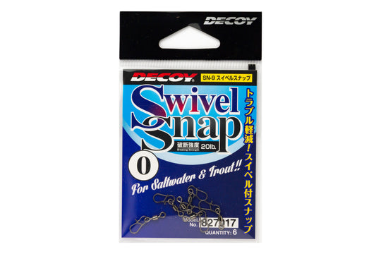 Decoy SN-9 Swivel Snap 6-Pack