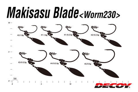 Decoy WORM230 Makisasu Blade
