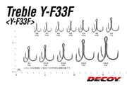 Decoy Y-F33F Treble Hook