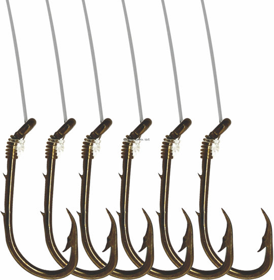 Mustad Classic Snelled Hook , Bronze