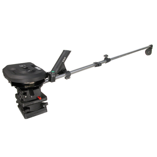Scotty Rocket Depthpower Electric Downrigger, 60 Telescoping Boom, w/ Swivel Base, Rod Holder