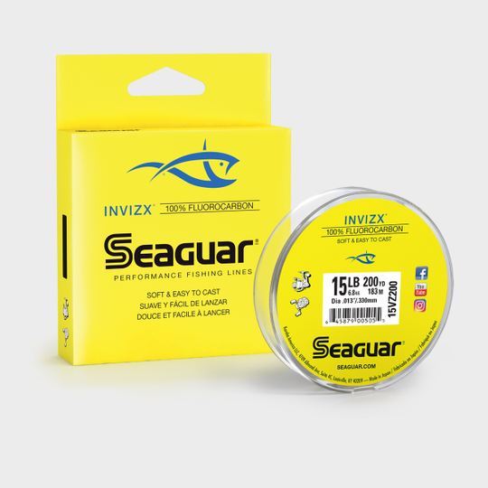 Seaguar InvizX 100% Fluorocarbon Main Line 200yd