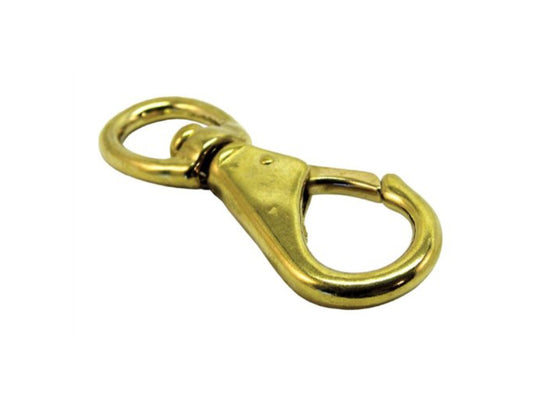 Shoreline Marine Eye Snap Swivel 3-3/4" Brass
