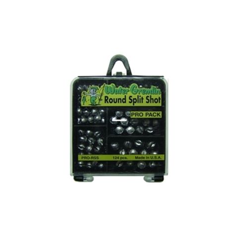 Water Gremlin Round Split-Shot Pro Pk 124Pc