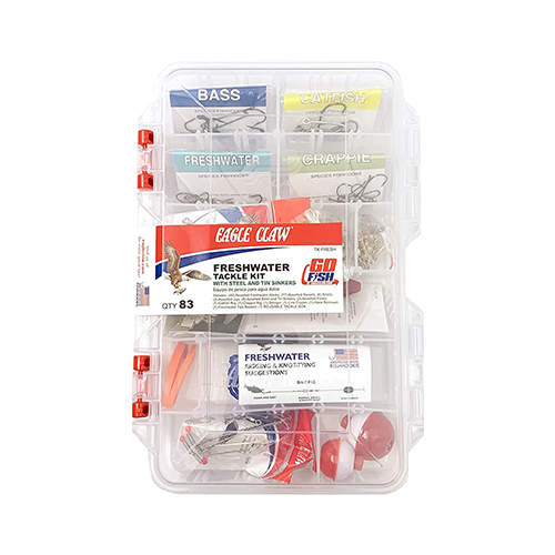 Eagle Claw 83 Piece Freshwater Tackle Kit