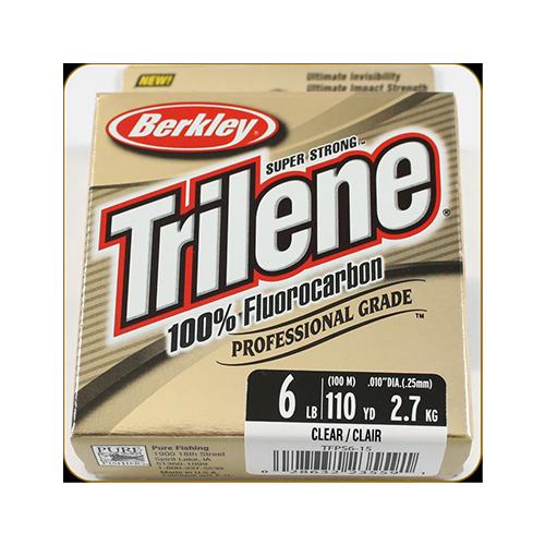 Berkley Trilene 100% Fluorocarbon Professional Grade Line 6lb 110yd