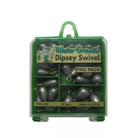 Water Gremlin Dipsey Swivel Sinker Pro Pack of 27