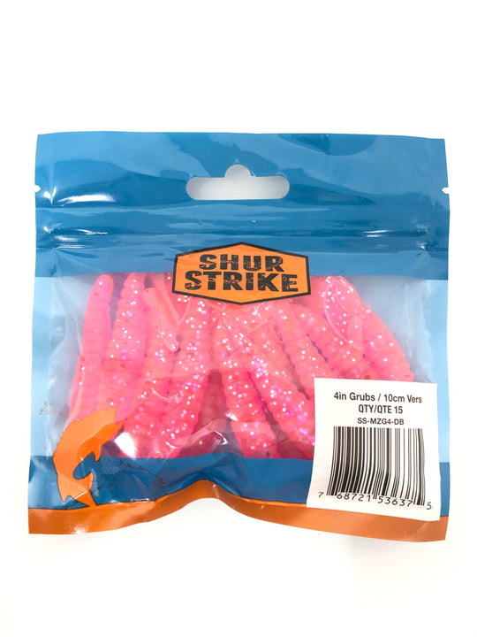 Shur Strike Grubs 10cm Pack of 15