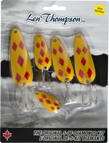 Len Thompson 5 Of Diamonds Spoon Kit, Siwash, 5-pc