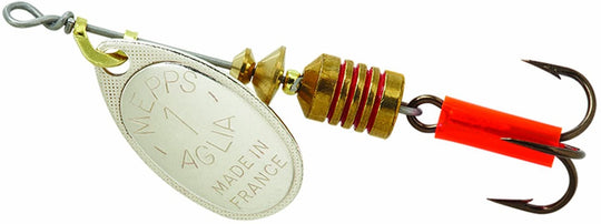 Mepps Aglia In-Line Spinner #3 1/4oz Plain Treble