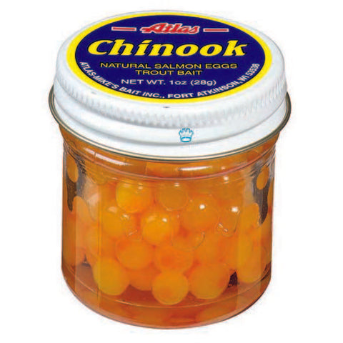 Atlas-Mike's  Chinook Salmon Egg Yellow/Cheese, 1.2oz