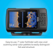 Garmin STRIKER Vivid 7sv with GT52HW-TM Transducer