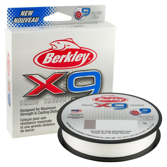 Berkley X9 Braided Line Crystal 165yd