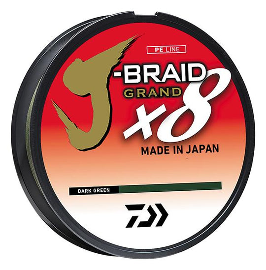 Daiwa J-BRAID X8 Grand Braided Line 150yd