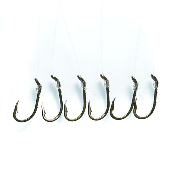 Mustad Classic Snelled Beak Hook , Bronze