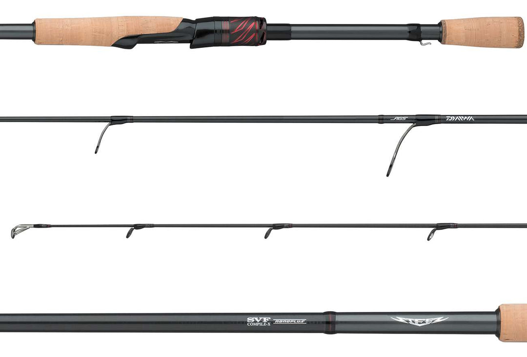 Daiwa スティーズ AGS キャスティング　ロッド カバー付き DAIWA STEEZ AGS BASS SPINNING RODS