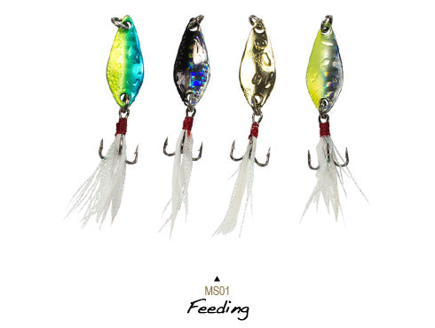 Lunkerhunt Microspoon 1" 1/8 oz Pack of 4