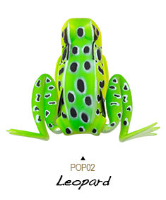 Lunkerhunt Popping Frog Hollow Body Frog 1/4 oz