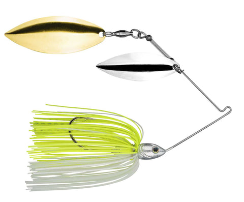 Strike King Tour Grade Spinnerbait 2nd Gen Willow/Willow 1/2 oz