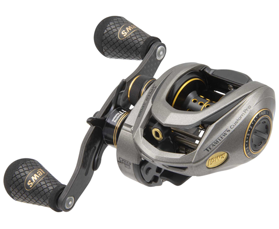 baitcasting reel custom Lew's Baitcast - Left Lews Custom Pro Baitcast Reel features an ultra Lew's CL1SH Custom Lite Speed