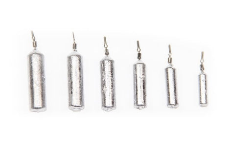 X Zone Pencil Drop Shot Weight - 3/4oz (5/pk)